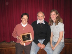 Kathy and Peter Leonard are the 2010 Sami Izzo Award recipients (pictured with Ed Mary Russ).